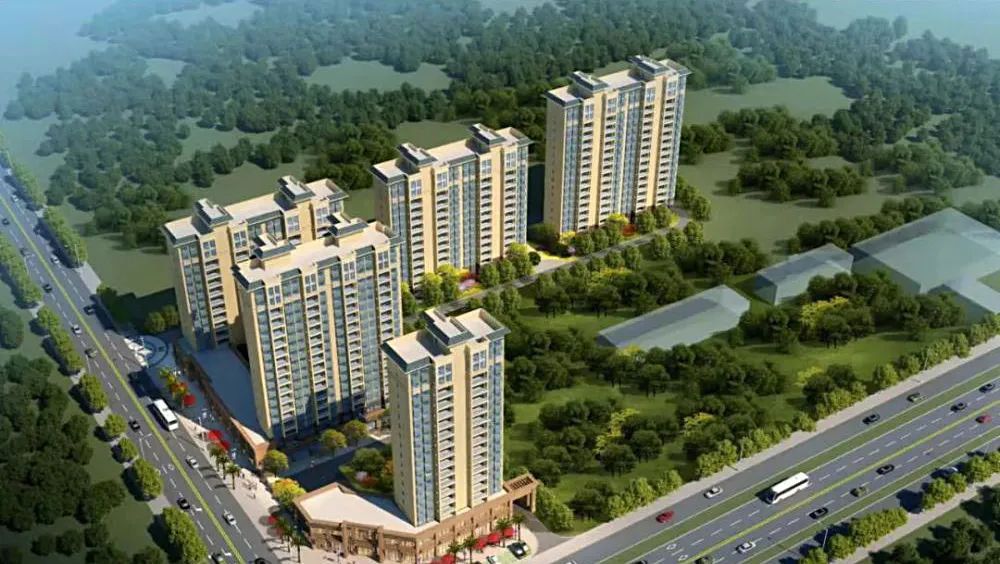 顺恒佳苑项目位于洋沙湖大道与新华路交汇处