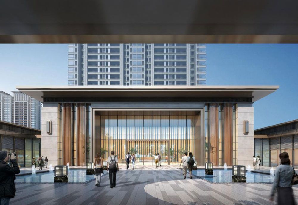 美江尚书府项目位于湘阴县新世纪大道119号（洞庭控股集团对面）