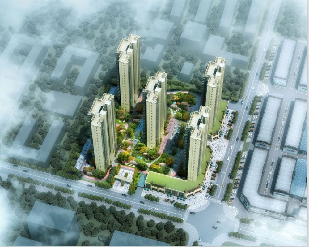 万象学府项目位于太傅路与远大路交汇处