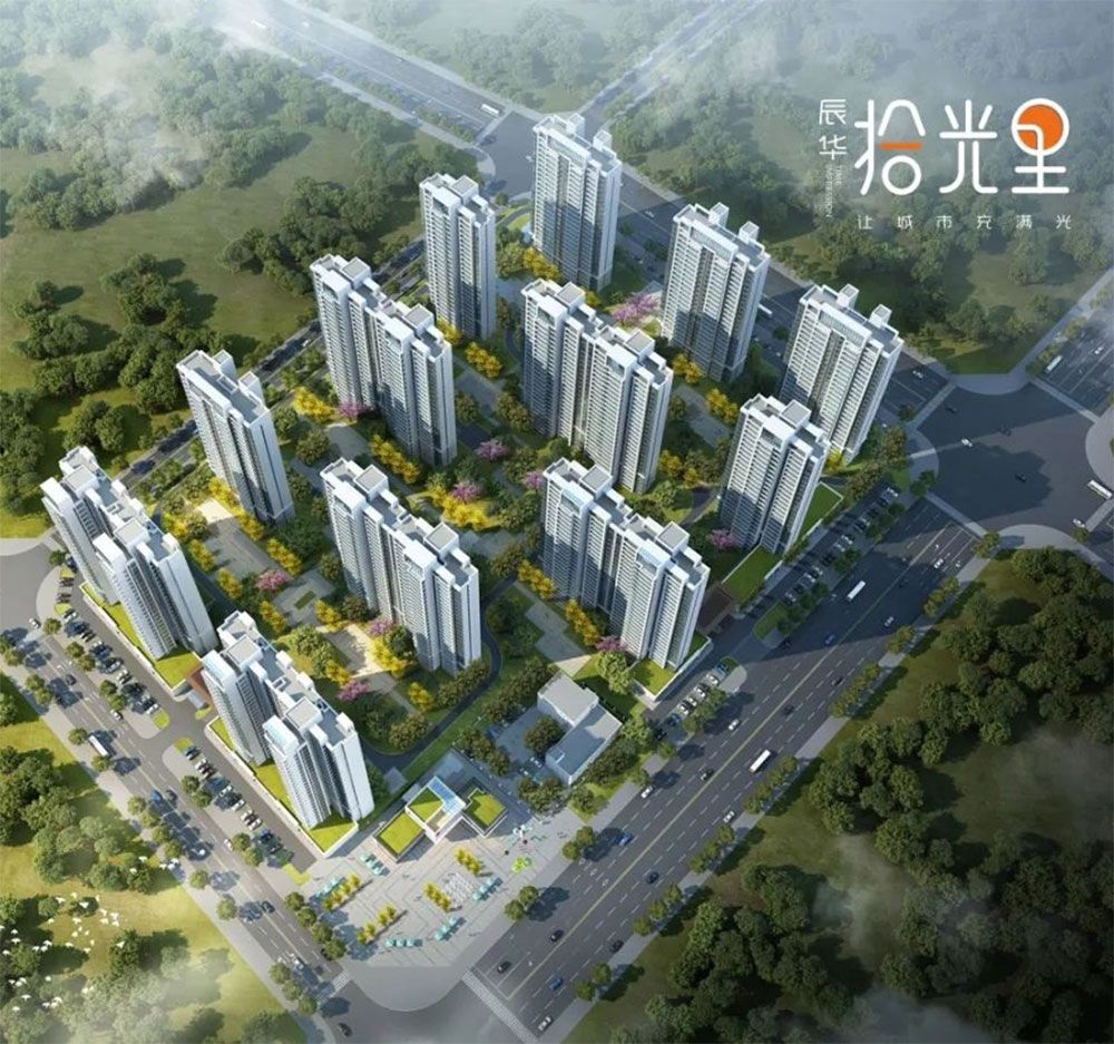 辰华拾光里项目位于湘阴太傅北路与长岭路交汇处