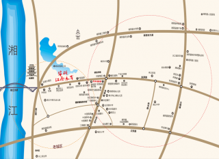 岳阳-湘阴华科江南水岸为您提供该项目区位图欣赏
