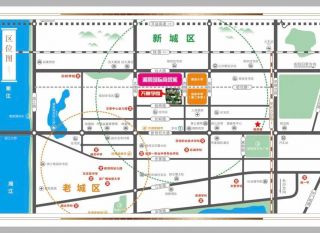 岳阳-湘阴万象学府为您提供该项目区位图欣赏