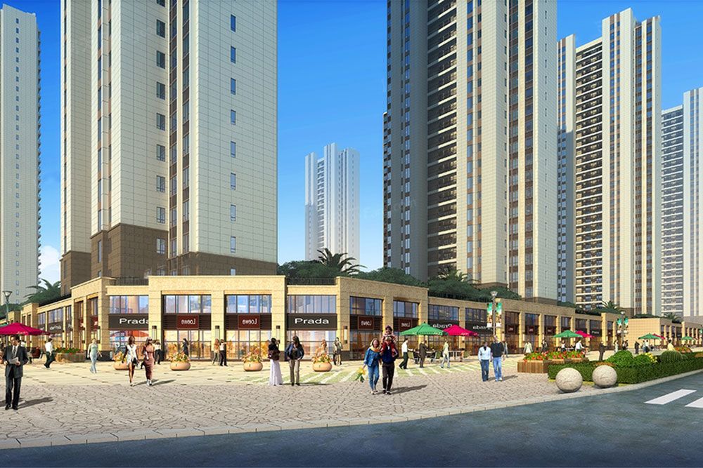 碧桂园项目位于湘阴县旭东路与新世纪大道交汇处（人民医院旁）