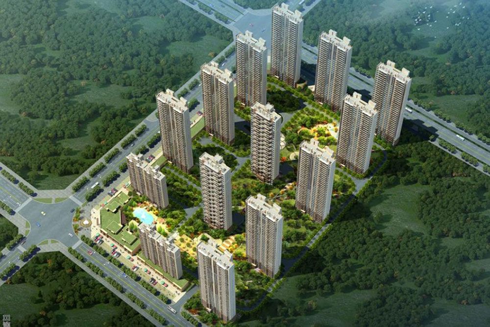 碧桂园项目位于湘阴县旭东路与新世纪大道交汇处（人民医院旁）