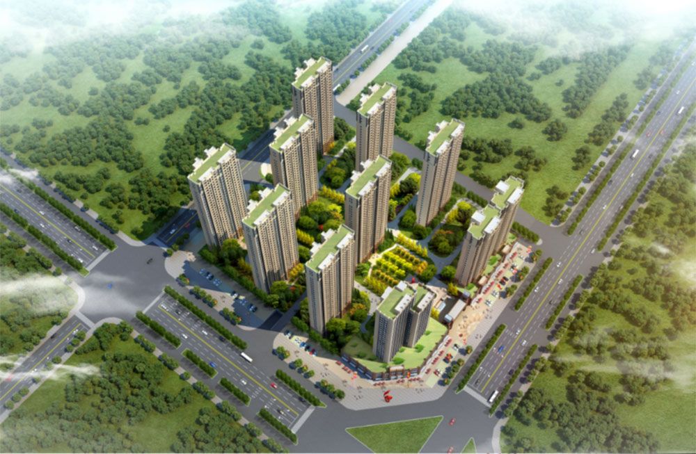 君临壹方城项目位于芙蓉北路与新世纪大道交汇处