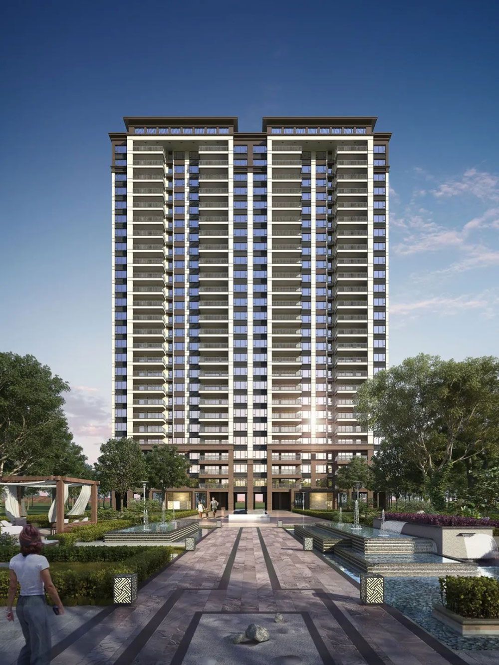 城东状元府项目位于城东实验学校南大门对面