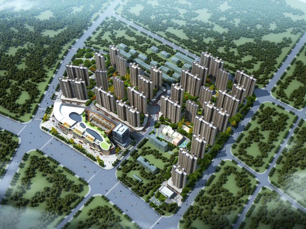 御城新天地项目位于平江大道与百花台路交汇处东北角