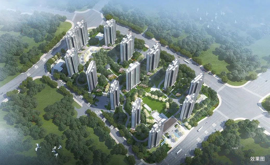 颐华城幸福里项目位于平江县平江大道与育才路交叉口东北角