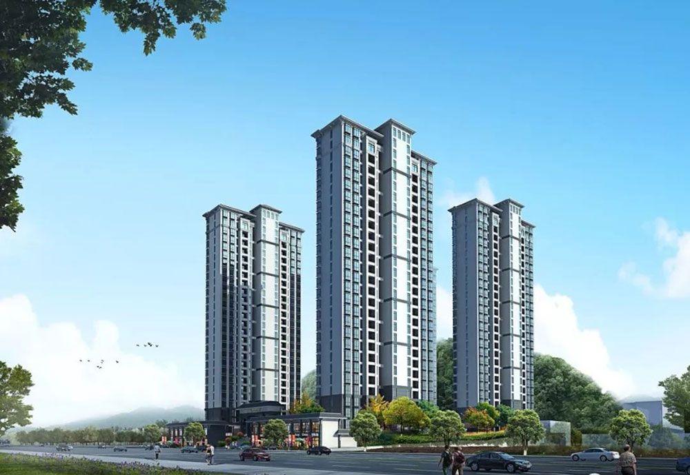 天力城西区项目位于平江县新城区天岳南路