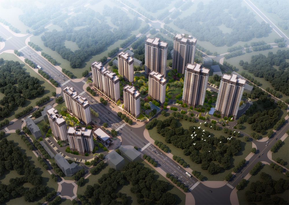 润雅华府二期项目位于伍市镇中兴路