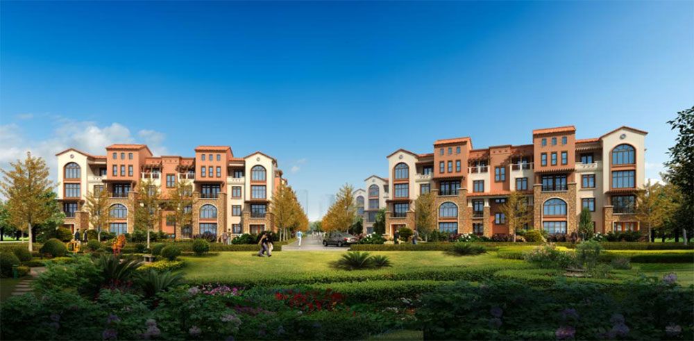 御城华府项目位于东兴大道与平江大道交汇处