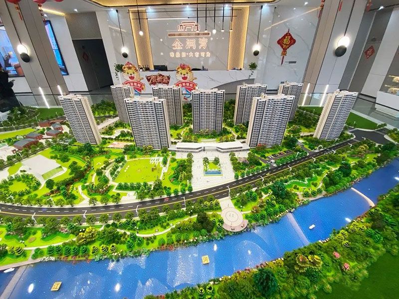 金润湾项目位于平江县平江大道与仙江河交汇处