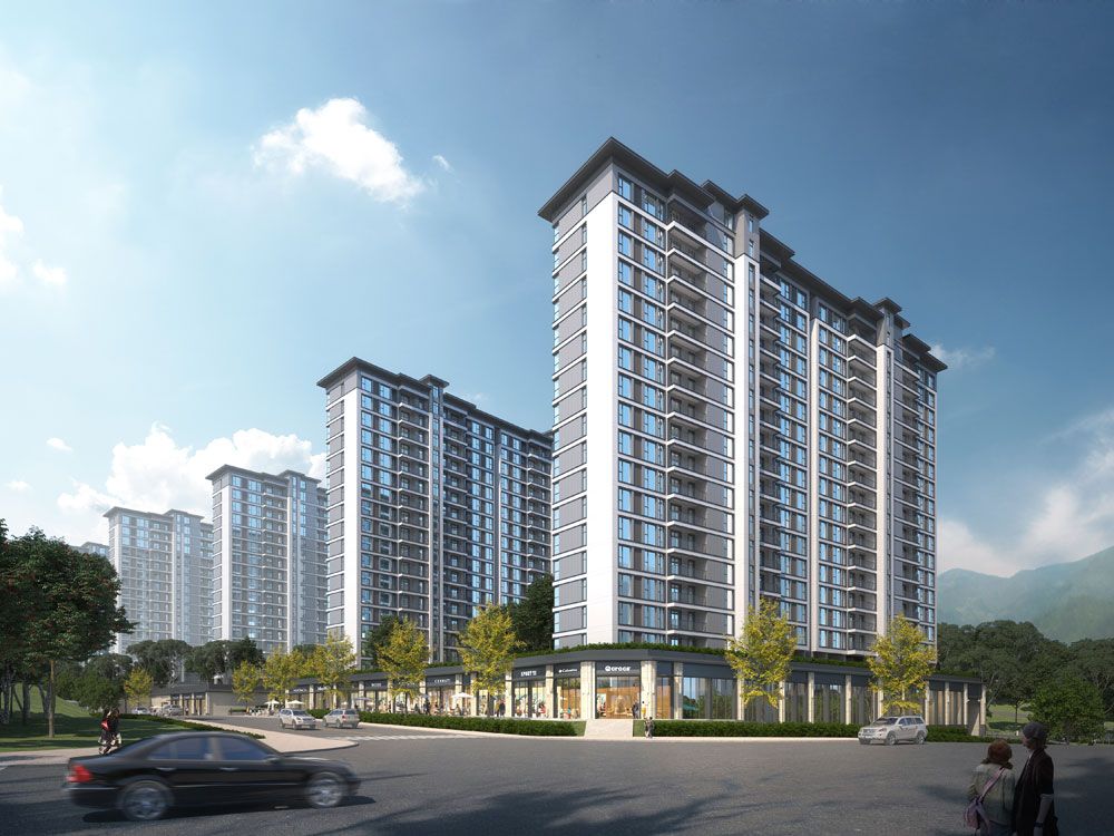 凤鸣府项目位于平江县甲山东路与桐树园路交汇处