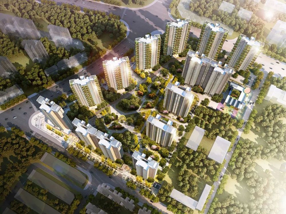 平江首府项目位于平江大道与甲山大道交汇处（东南角）