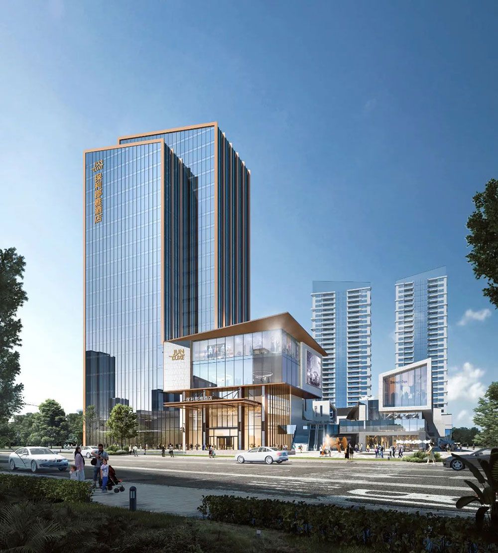 天汇华熙公园里项目位于罗城大道与环湖南路的交汇处