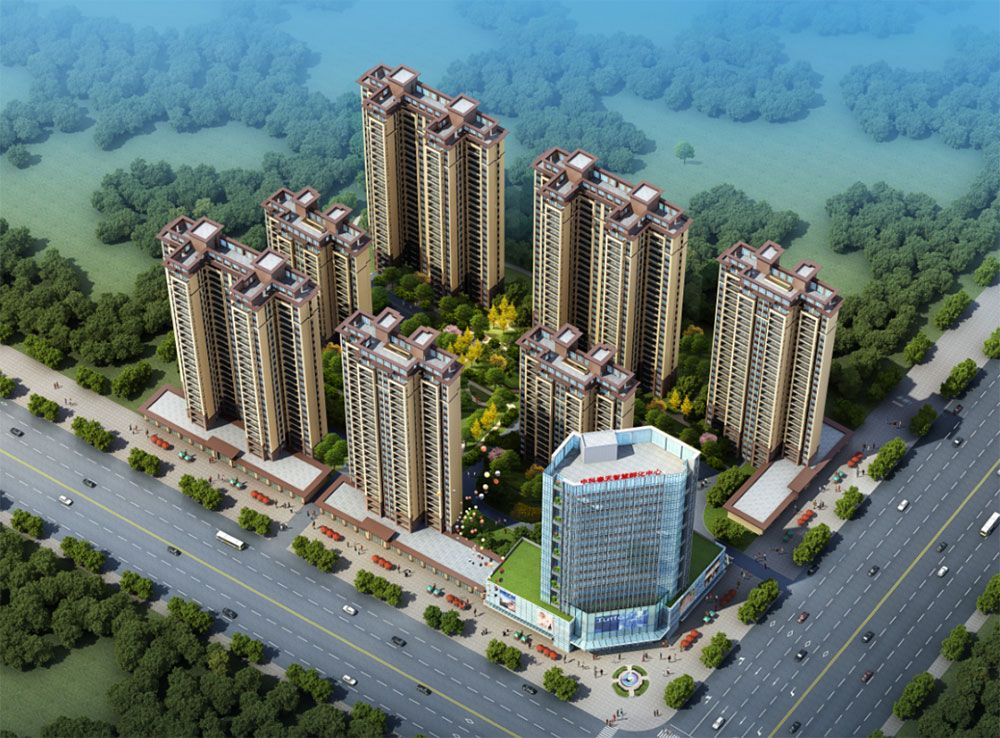 中科春天智慧美寓项目位于汨罗市龙舟南路与青春大道交汇处