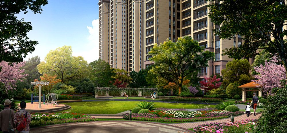 中科春天智慧美寓项目位于汨罗市龙舟南路与青春大道交汇处