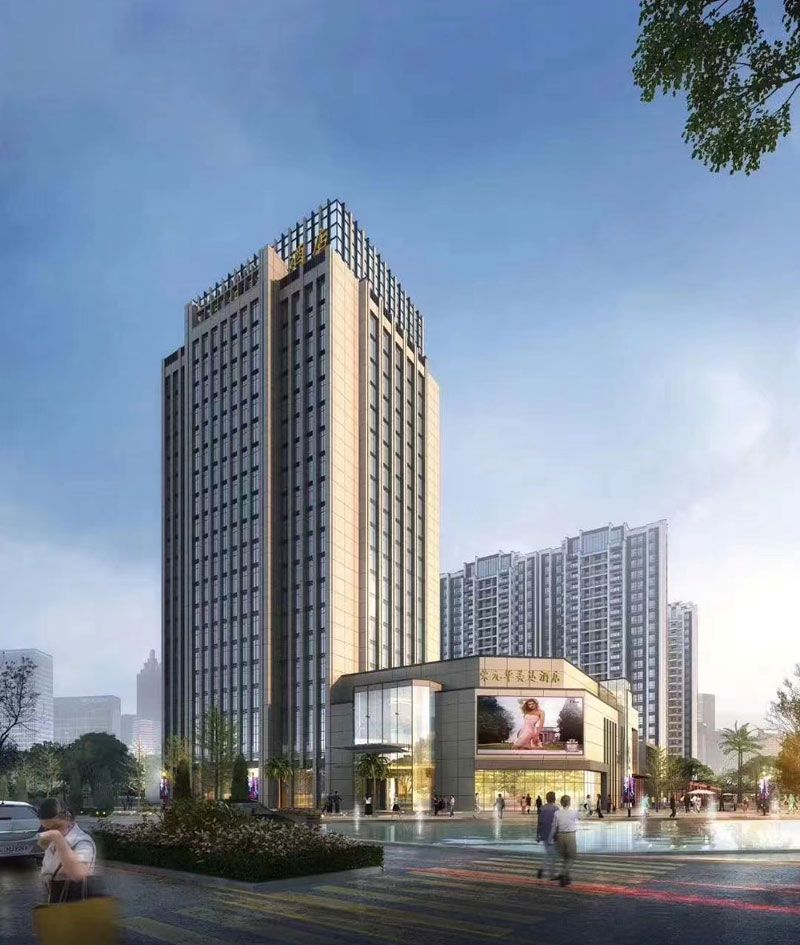 荣元悦府项目位于汨罗市高泉新区屈原北路汽车总站对面