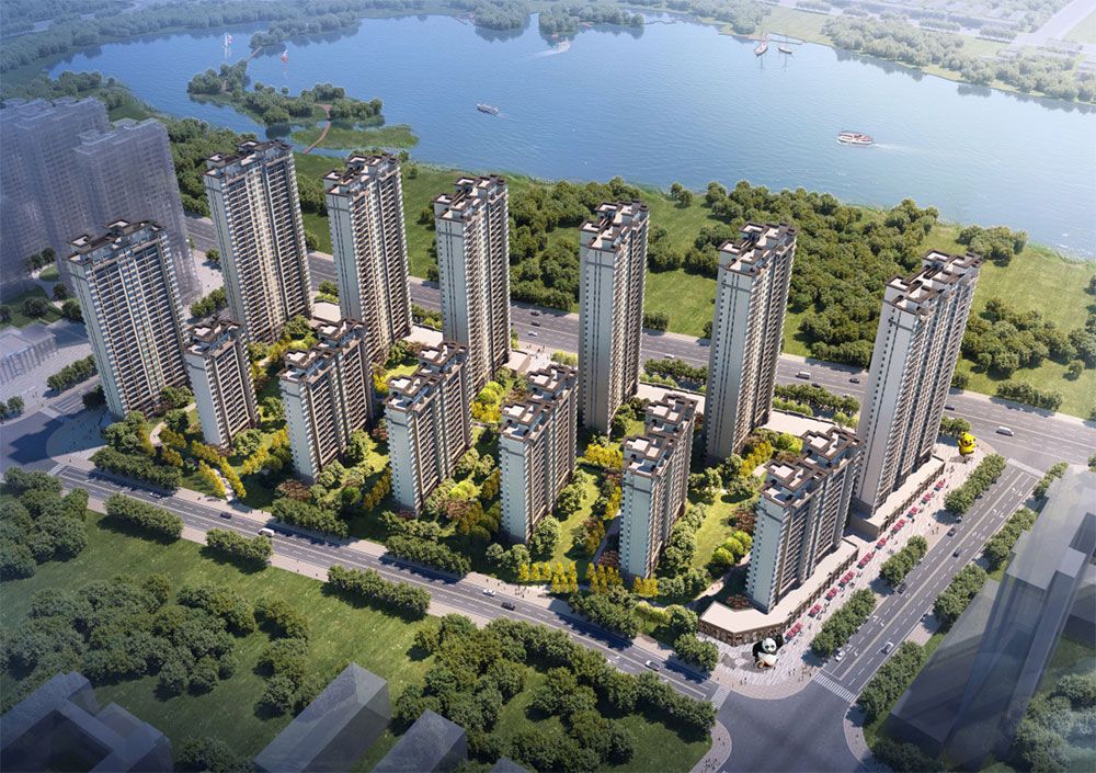 东投太阳城项目位于高阳路与乐居二路交汇处（西湖公园西侧）