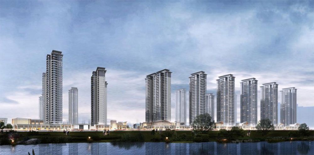 金科御临湖山项目位于汨罗市高阳路与罗城大道交叉西侧