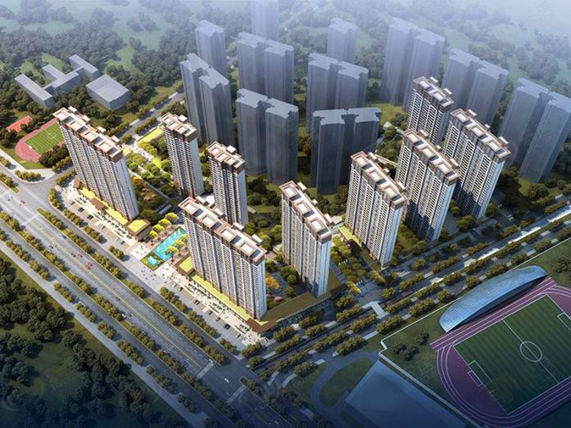 剑桥郡项目位于临湘市湘北大道与城中南路交汇处（临湘市第一中学西侧）