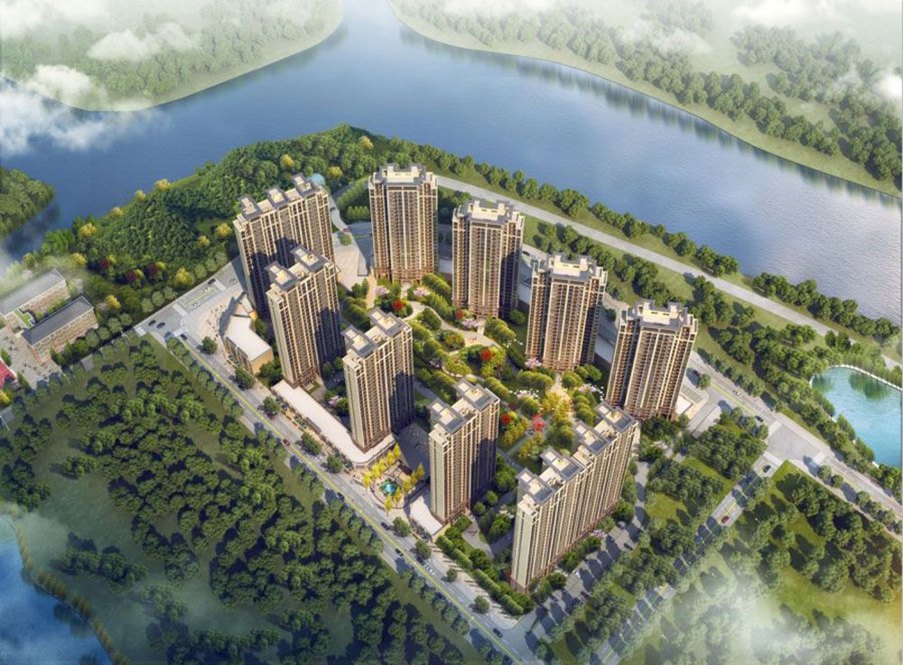 三同御院项目位于岳阳市华容县章华镇通富路（鑫城花苑对面）