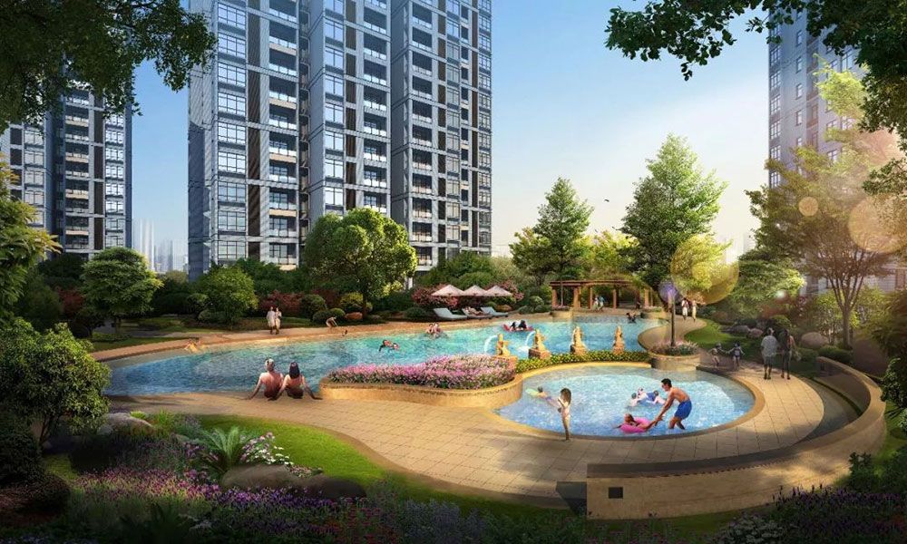 状元星城金辉湾项目位于章台路和大夏路交汇处