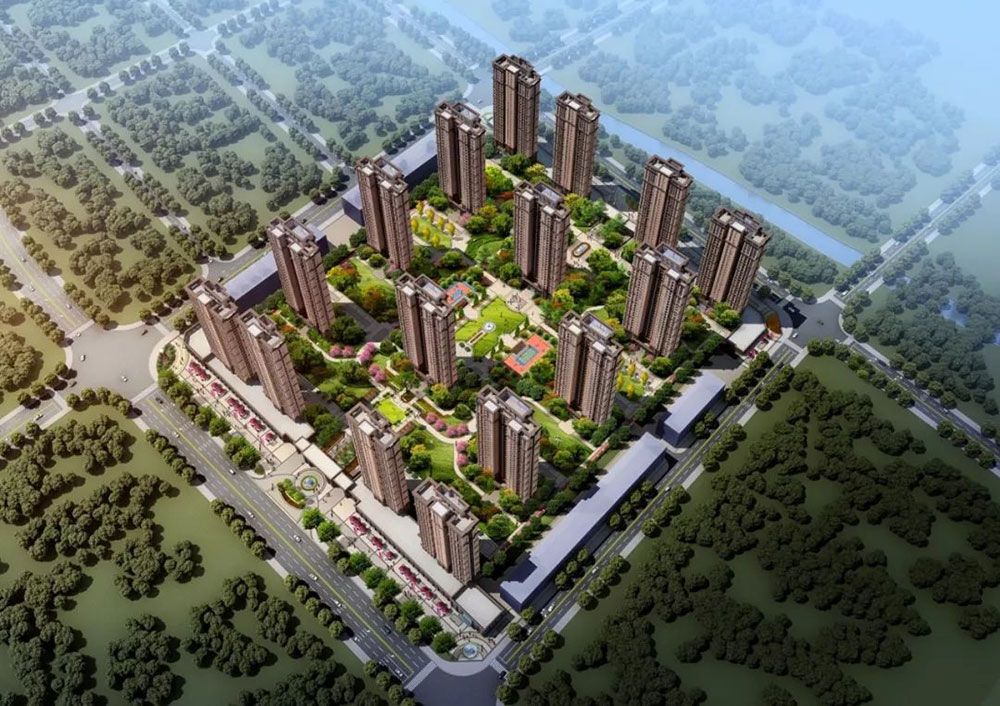 中景世家项目位于华容县华鲇路南侧华冠酒店东侧50米