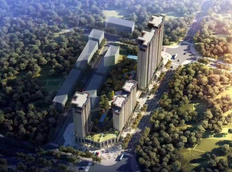 幸福里项目位于华容县人民南路与湖北路交汇处