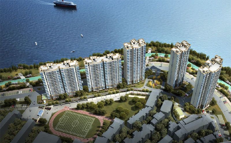 水岸花城项目位于华容县实验小学东侧（东门水码头南侧）