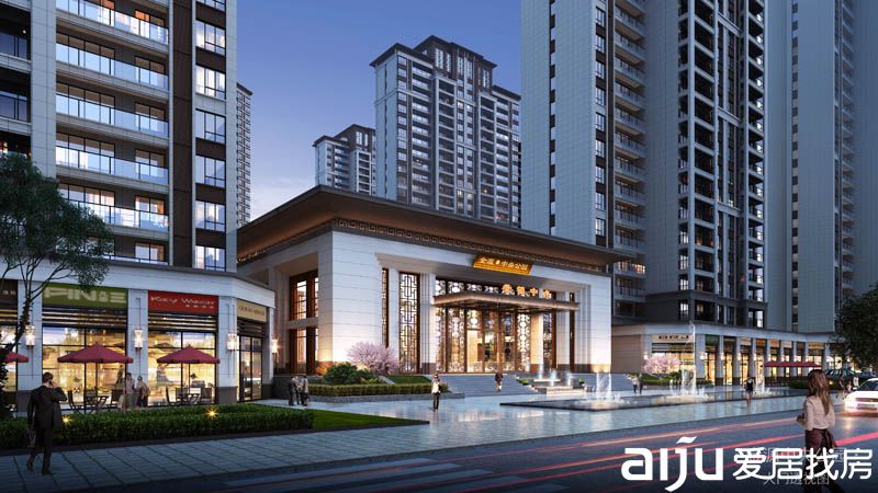 金源中央公园项目位于澧县芙蓉学校西大门对面