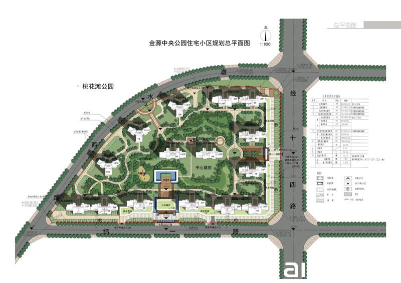 金源中央公园项目位于澧县芙蓉学校西大门对面