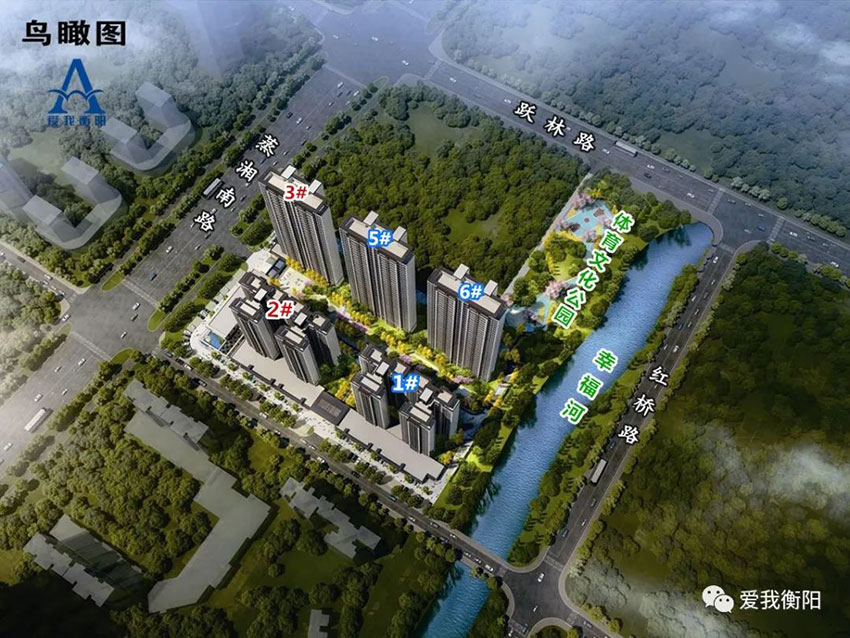 美的云熙府项目位于雁峰区蒸湘南路雁峰区政府北