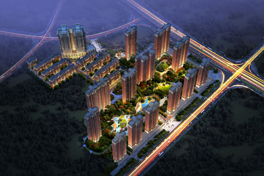 天嘉天樾项目位于雁峰区黄白路衡阳八中旁