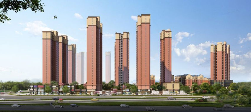 天嘉天樾项目位于雁峰区黄白路衡阳八中旁