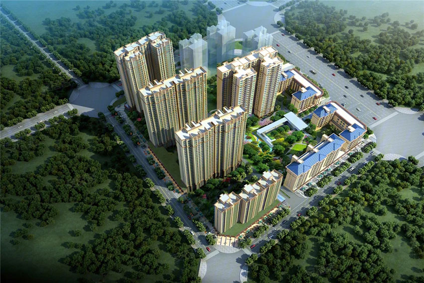 博达晴天悦项目位于雁峰区蒸湘南路111号（衡阳碧桂园正对面）