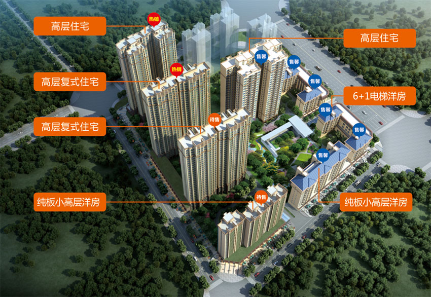 博达晴天悦项目位于雁峰区蒸湘南路111号（衡阳碧桂园正对面）