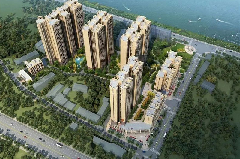 水岸豪庭项目位于雁峰区湘江南路12号（月畔湾旁边）