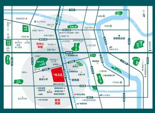 衡阳雁峰区皓嘉苑为您提供该项目区位图欣赏