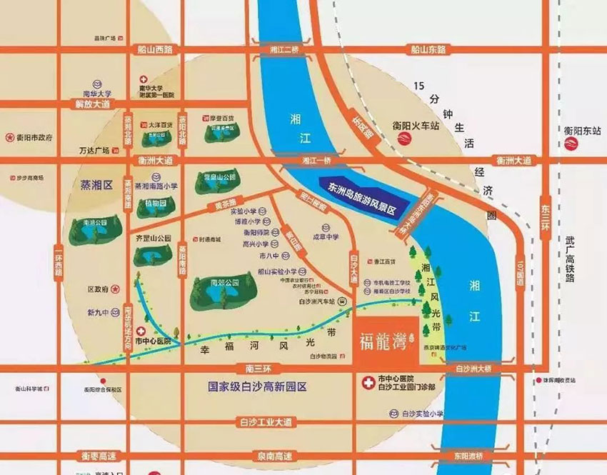 同安福龙湾项目位于雁峰区白沙大道24号（汽车南站斜对面）