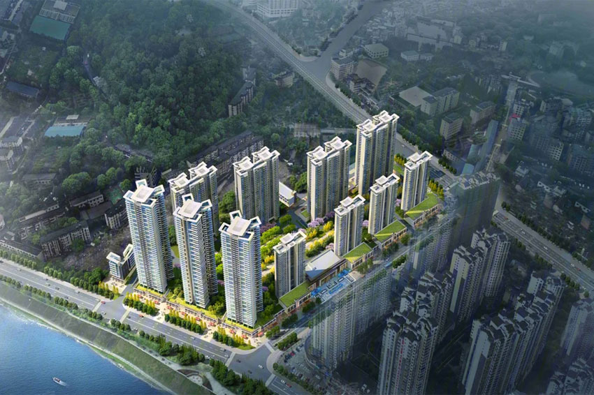 汇方雁归来项目位于雁峰区湘江南路与拥军路交汇