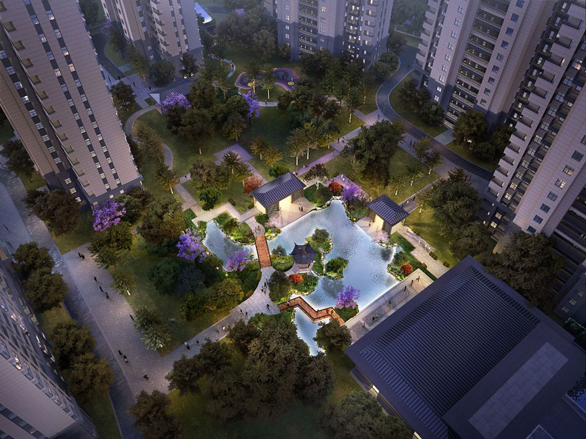 东投状元府项目位于雁峰区蒸阳南路南郊公园旁