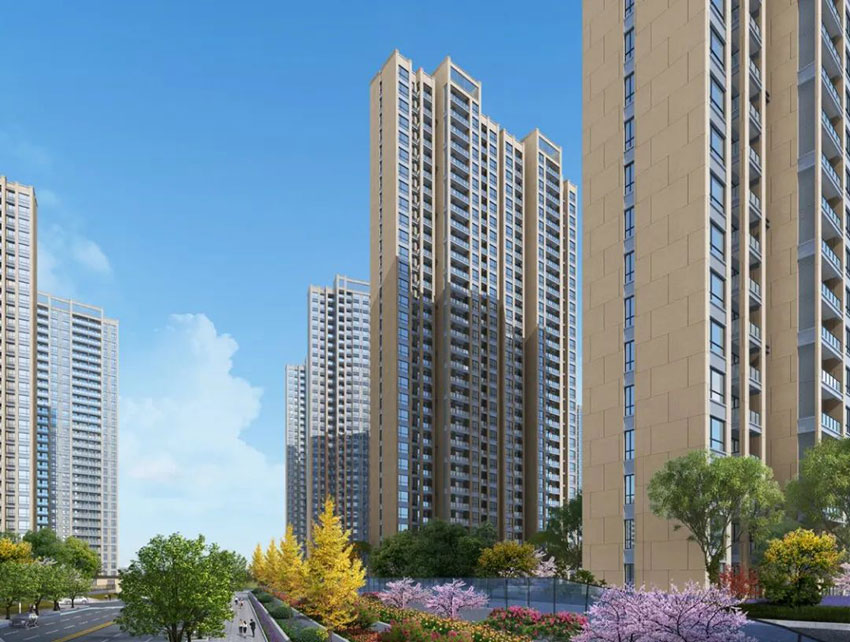 建滔裕花园项目位于蒸湘南路南三角线隆桥路与甘霖路交汇处