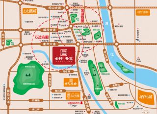 衡阳雁峰区金钟央玺为您提供该项目区位图欣赏