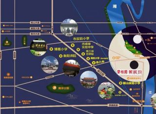 衡阳雁峰区碧桂园紫宸府为您提供该项目区位图欣赏