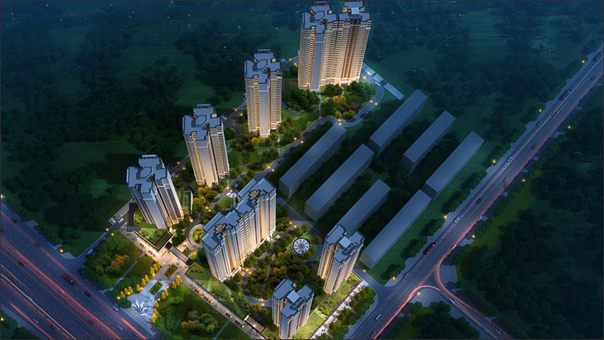 金钟武广新城项目位于珠晖区东三环与雁城东路交汇处