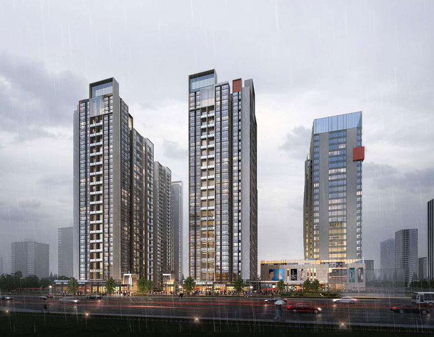 印湖湾项目位于珠晖区衡州大道衡阳师范学院旁