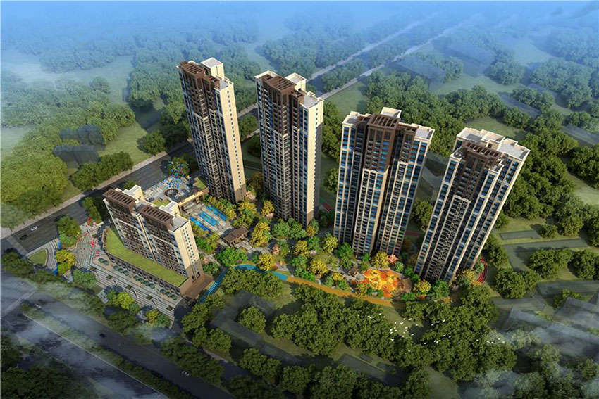 东方和园项目位于珠晖区衡州大道与洪塘路交汇处