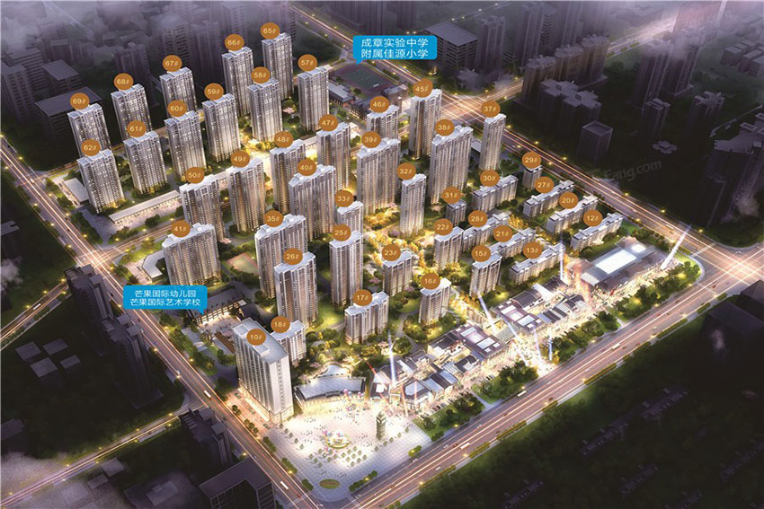 佳源酃湖都市项目位于珠晖区衡州大道市体育馆斜对面