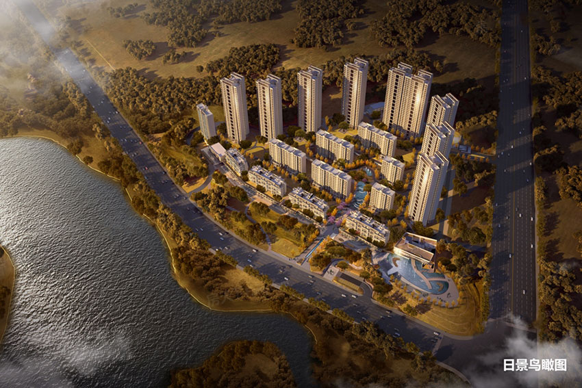 美的白鹭湾项目位于珠晖区东三环高铁学院斜对面(直线距离约500米)